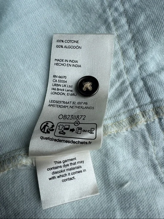 ANTHROPOLOGIE Pilcro Pintuck Basque-Waist Denim Maxi Skirt XL Light Wash $98 NWT - Picture 13 of 14